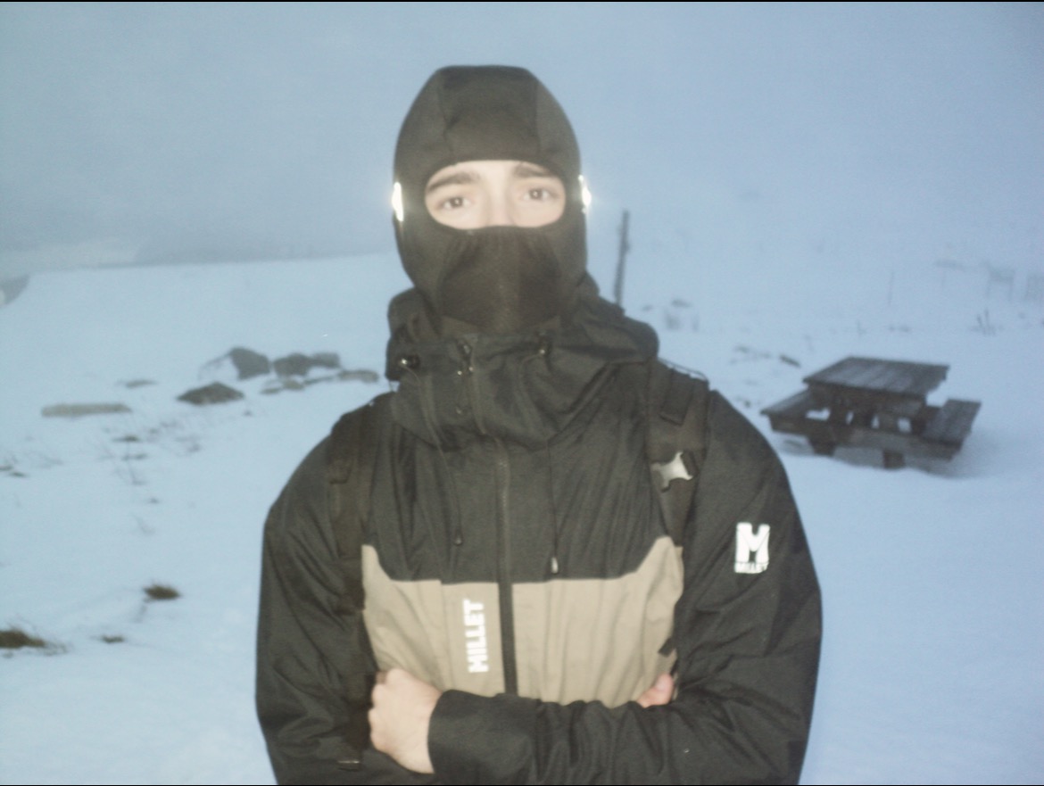 Mathieu Ponton, CTO chez Apogée Consult, au Grand Colombier dans des conditions hivernales